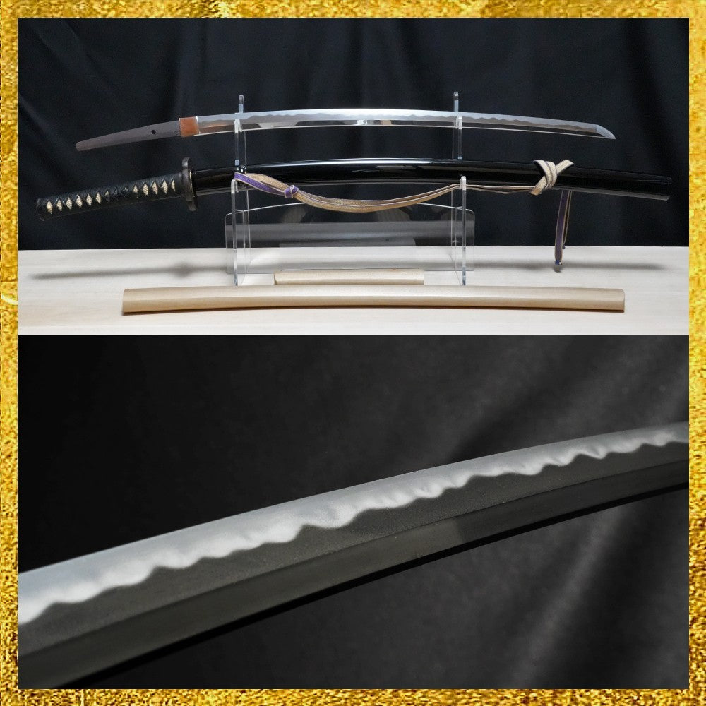 Japanese Sword Katana "Shoji Jirotaro Naokatsu" 25.18 in Koshirae NBTHK From JPN18