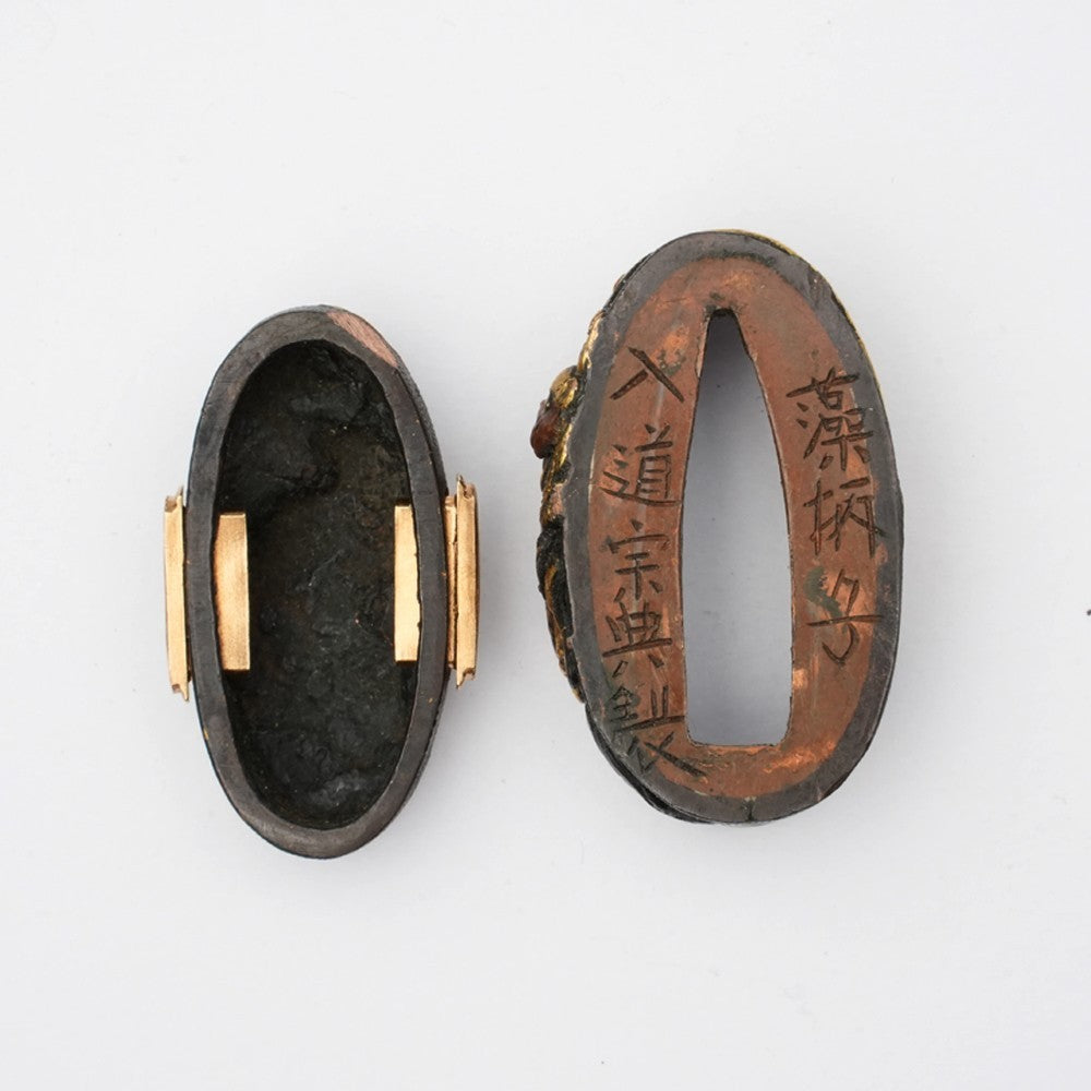 Futigashira Japanese Accessory ”Genpei War Mogarashi Nyudo Munenori” 1.51 in4