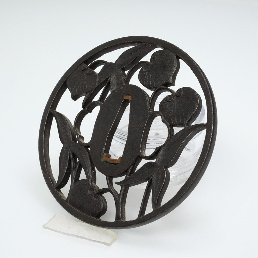 Tsuba Japanese Sword Accessory Aoi Tooru 3.22 in From Japan5