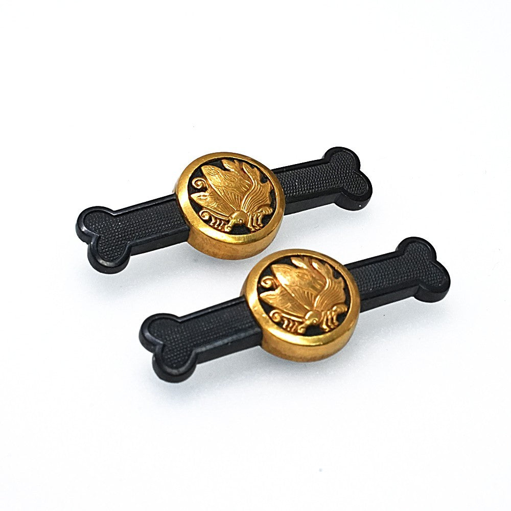 Menuki Japanese Accessory "Agewing butterfly" 1.53 in3