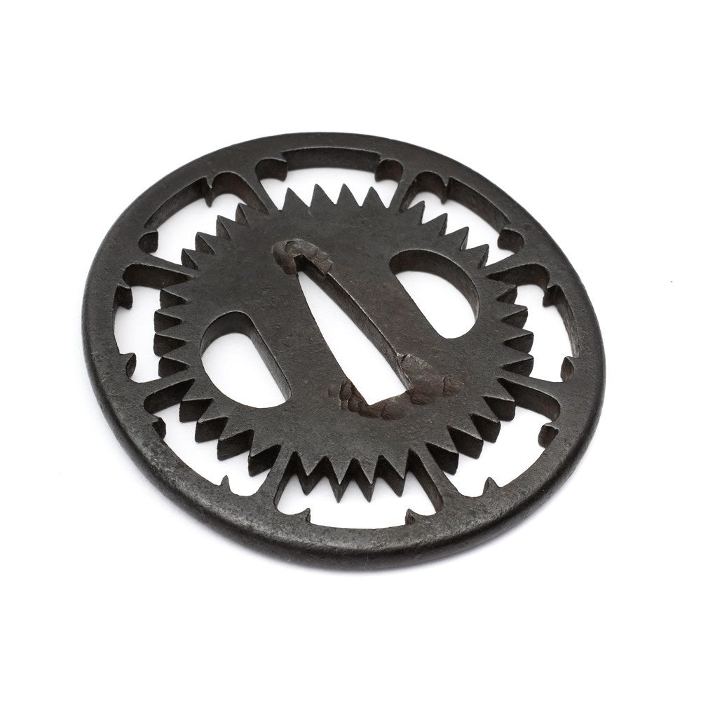 Tsuba Japanese Sword Accessory Watch Owari 2.88 in From Japan5