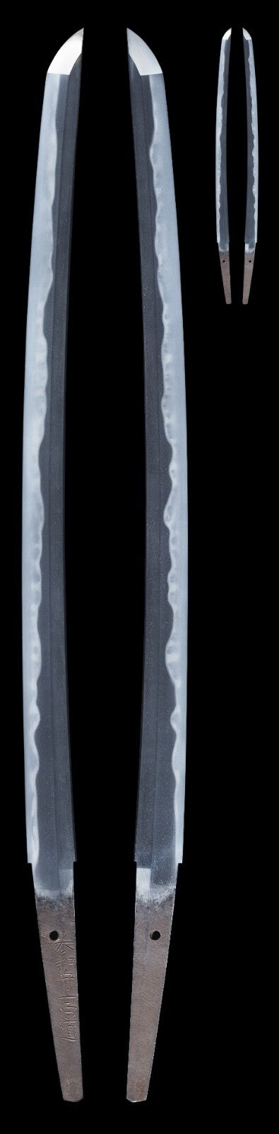 Japanese Sword Antique Tachi Wakizashi Koshirae 大和守吉道 27.4 inch From JPN Katana22