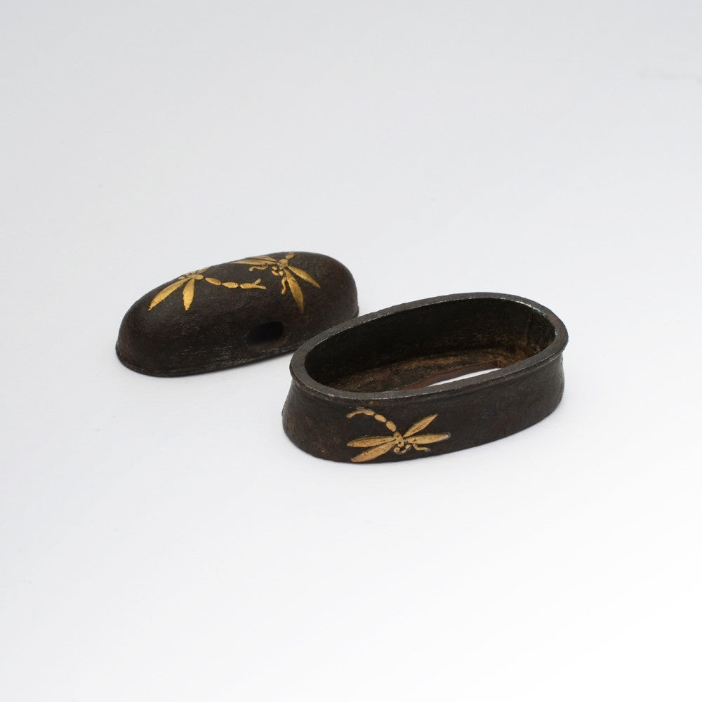 Futigashira Japanese Sword Accessory ”Katsumushi” 1.51 in3