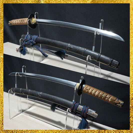 Japanese Sword Antique Wakizashi Koshirae 長光 Nagamitsu 17.2 in From Japan Katana