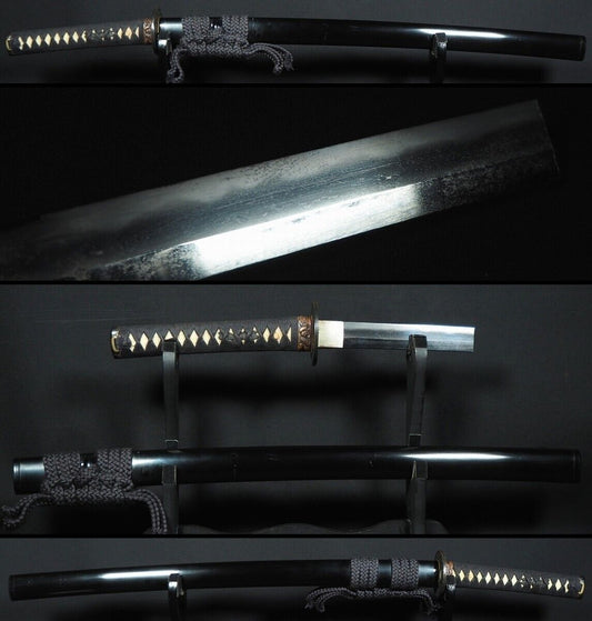 Japanese Sword Antique Wakizashi Koshirae 無銘 Mumei From Japan Katana a0913