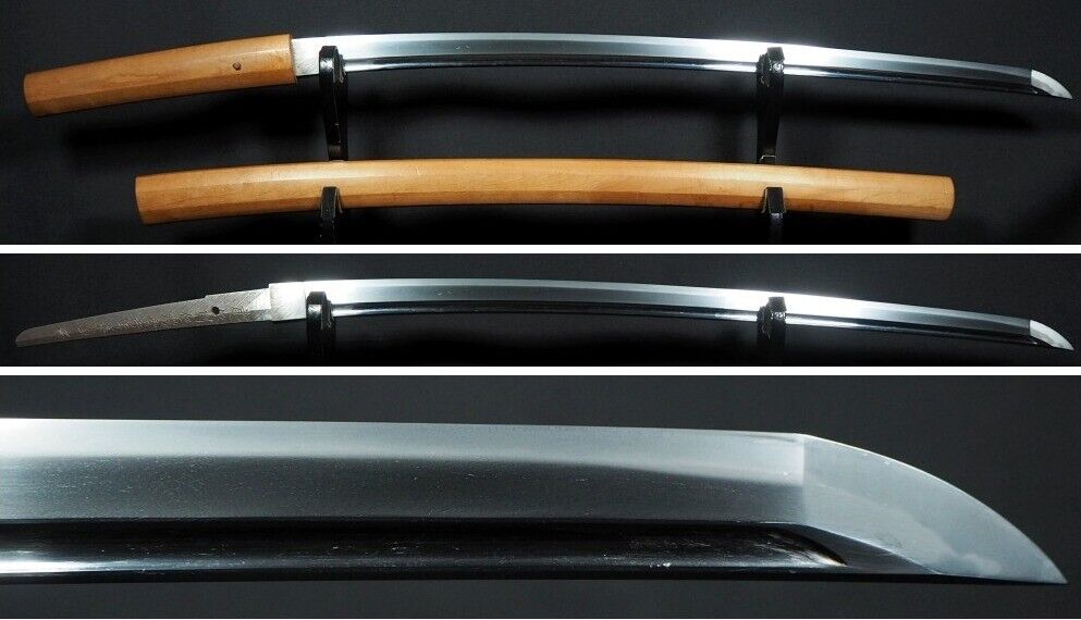 Japanese Sword Antique Wakizashi Shirasaya 善貞 Yoshisada 25.9 inc From JPN Katana