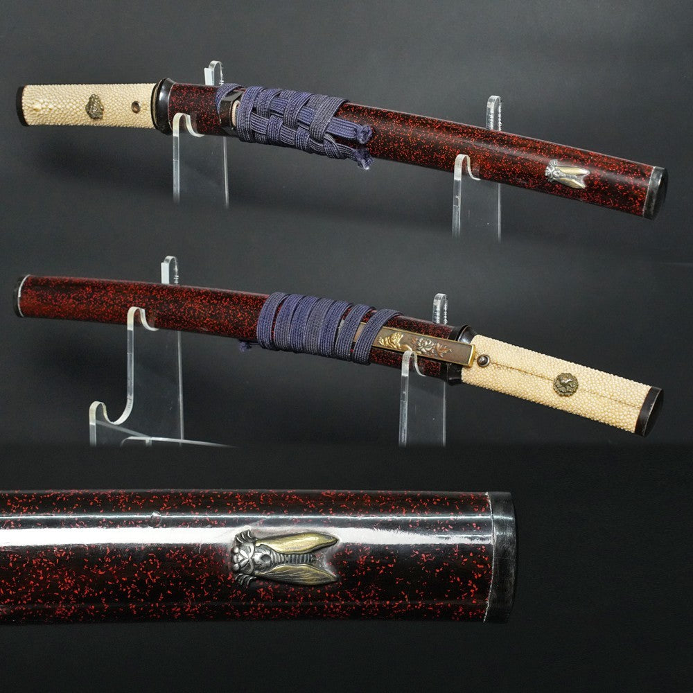 Japanese Samurai Sword Antique  Tanto Bishu Osafune Nagamitsu 8.46 in2