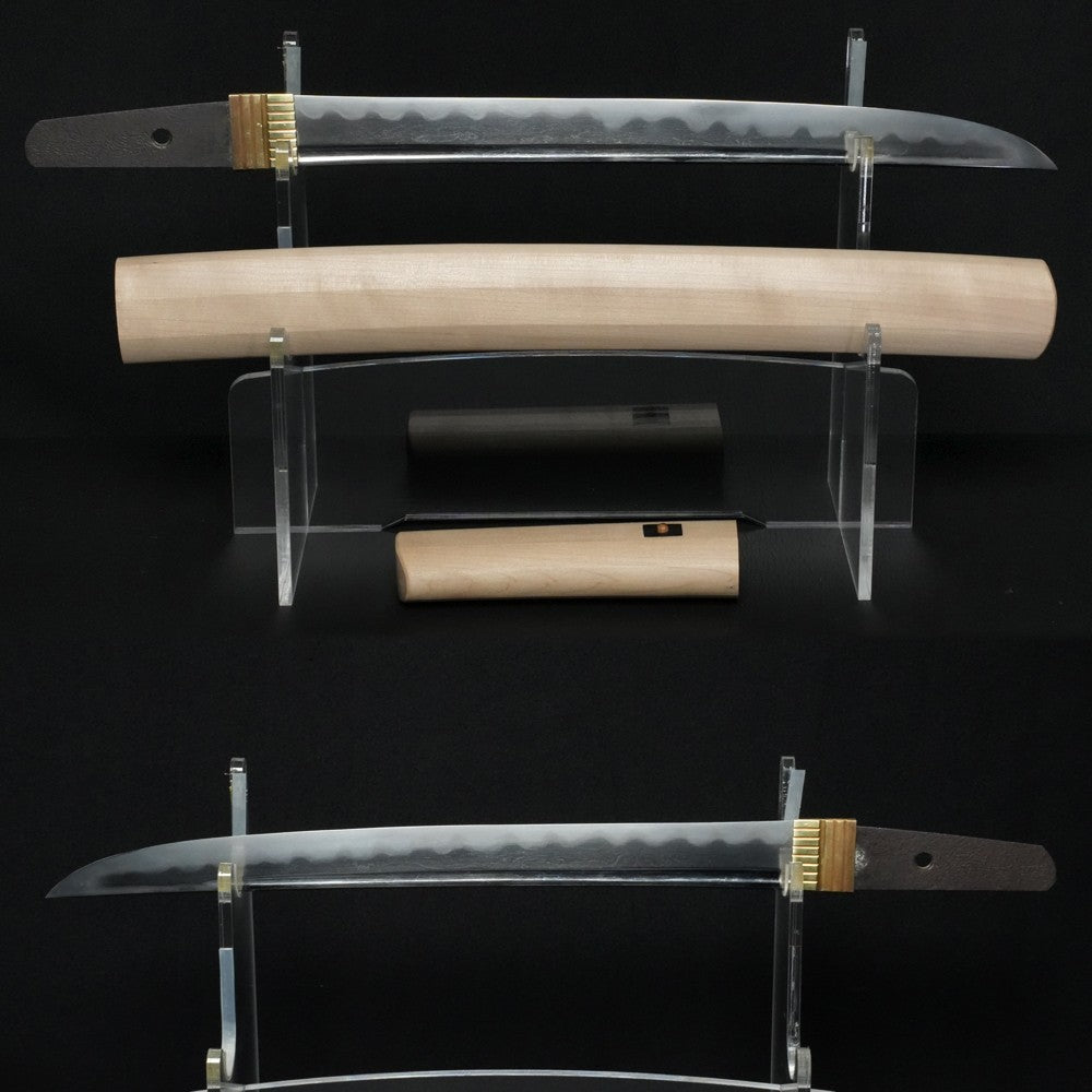 Japanese Sword Antique "Bishu Osafune Norimitsu" ,1473 Wakizashi Katana 12.04 in2