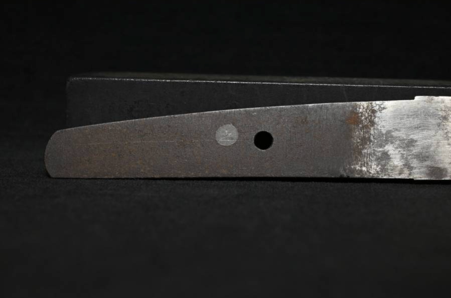 Japanese Sword  Antique Tanto Unsigned "Zaimei Unryū-zu Tsuba" 10.86 in11
