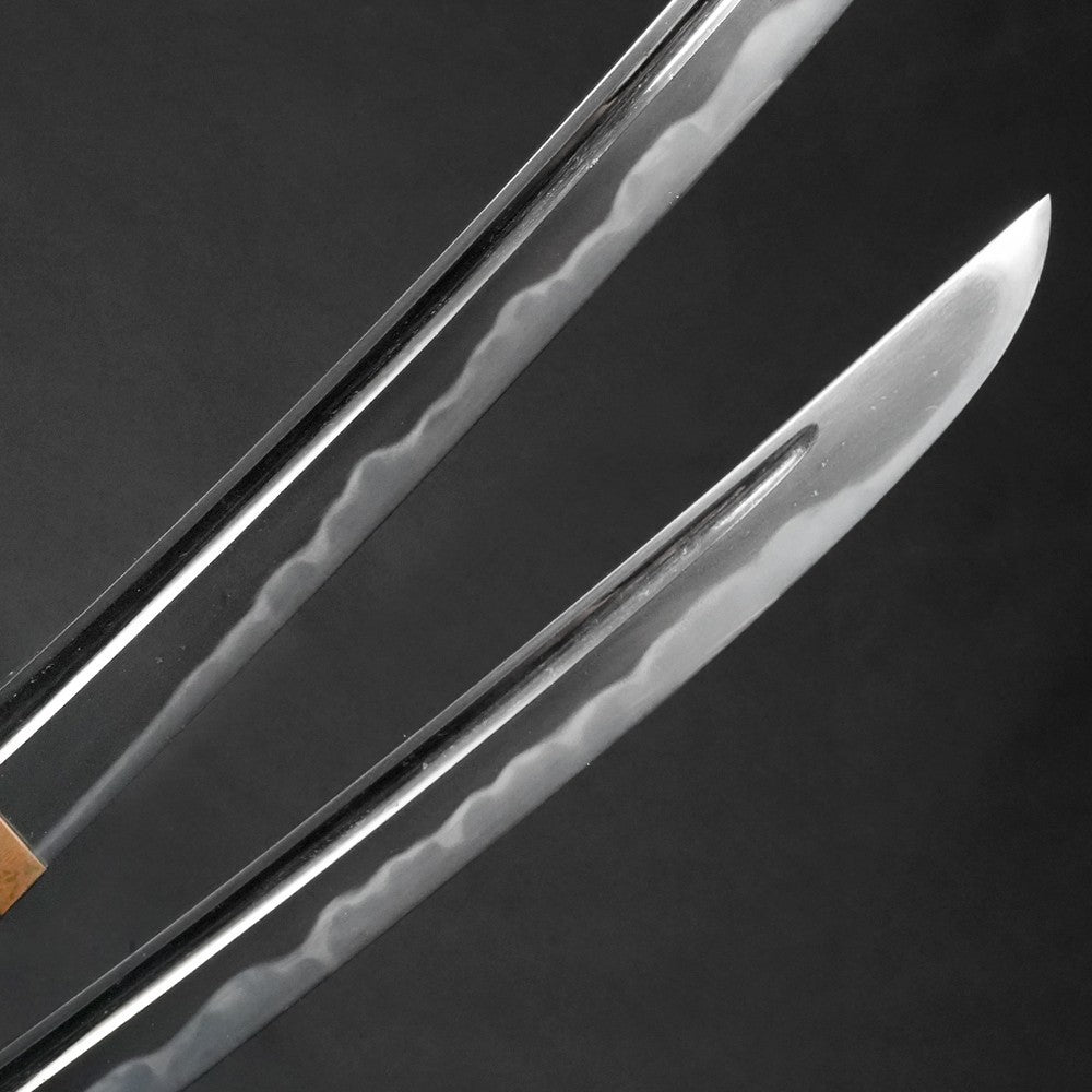 Japanese Sword Wakizashi Shirasaya Yokoyama Kaga nosuke Fujiwara Sukenaga 13.9in6