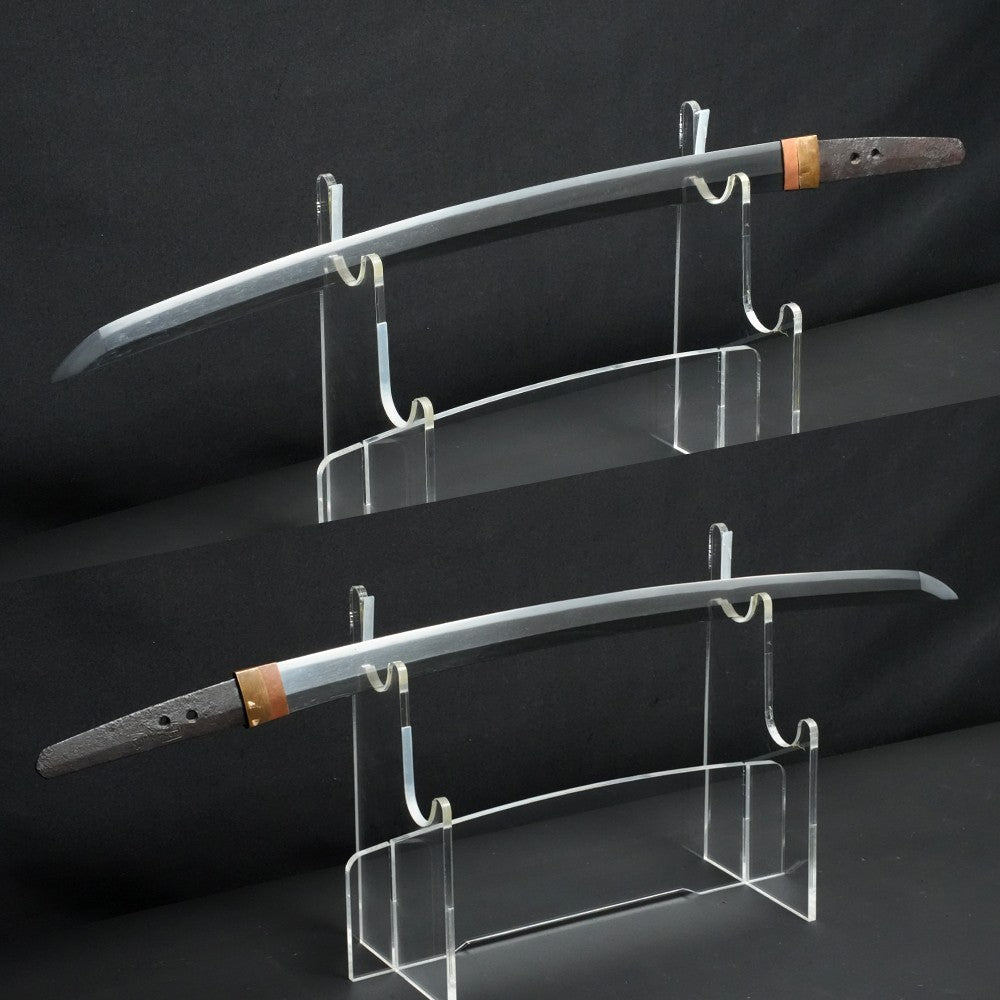 Japanese Sword Antique "Kuninobu" Wakizashi Shirasaya 17.12 in From Japan Katana2