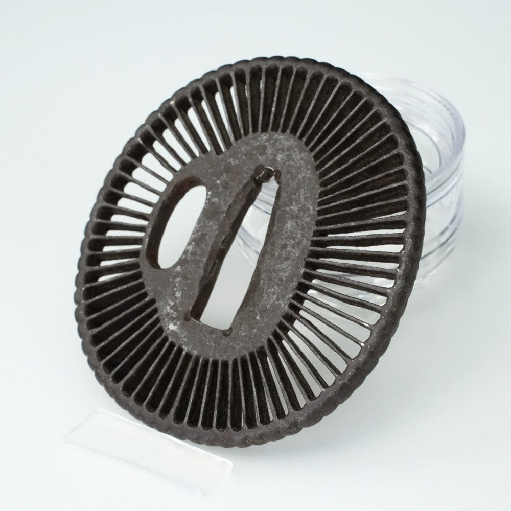 NBTHK Tsuba Japanese Accessory "Saotome" 2.84 in4