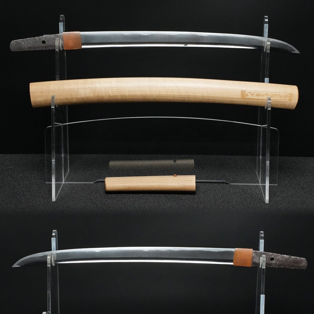 Japanese Samurai Sword Antique Wakizashi Shirasaya "Yukimitsu" 14.80 in1