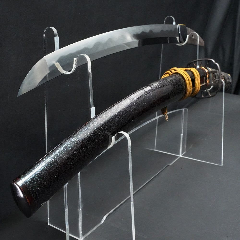 Japanese Sword Wakizashi "Sōshū-jū Tsunahiro" Shirasaya Koshirae 16.77 in NBTHK7