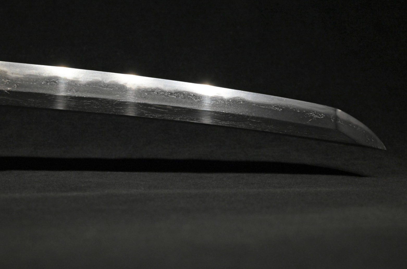 Japanese Sword Antique Katana Shirasaya "Bishū Osafune Norimitsu" 25.78 in14