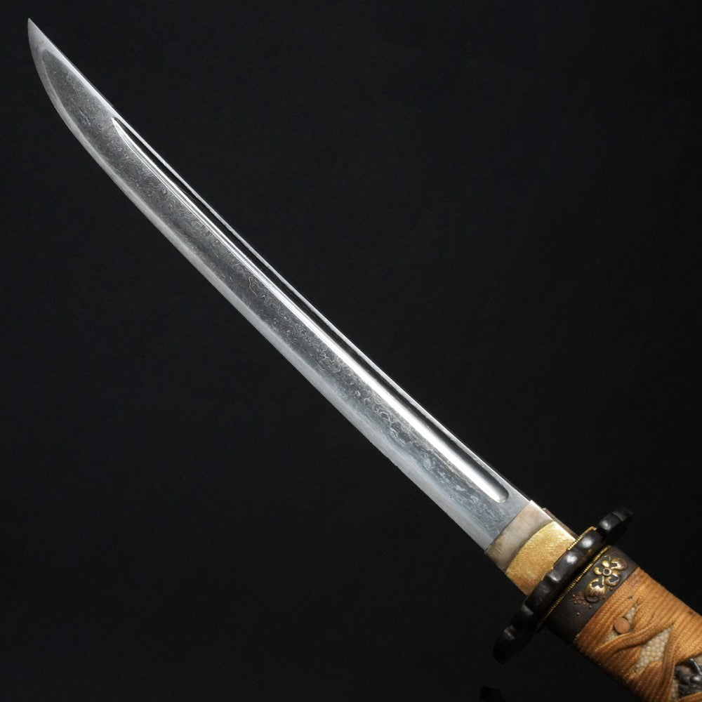 Japanese Sword Antique "Uda Kunifusa" Tanto Koshirae 11.73 in with Certificate6