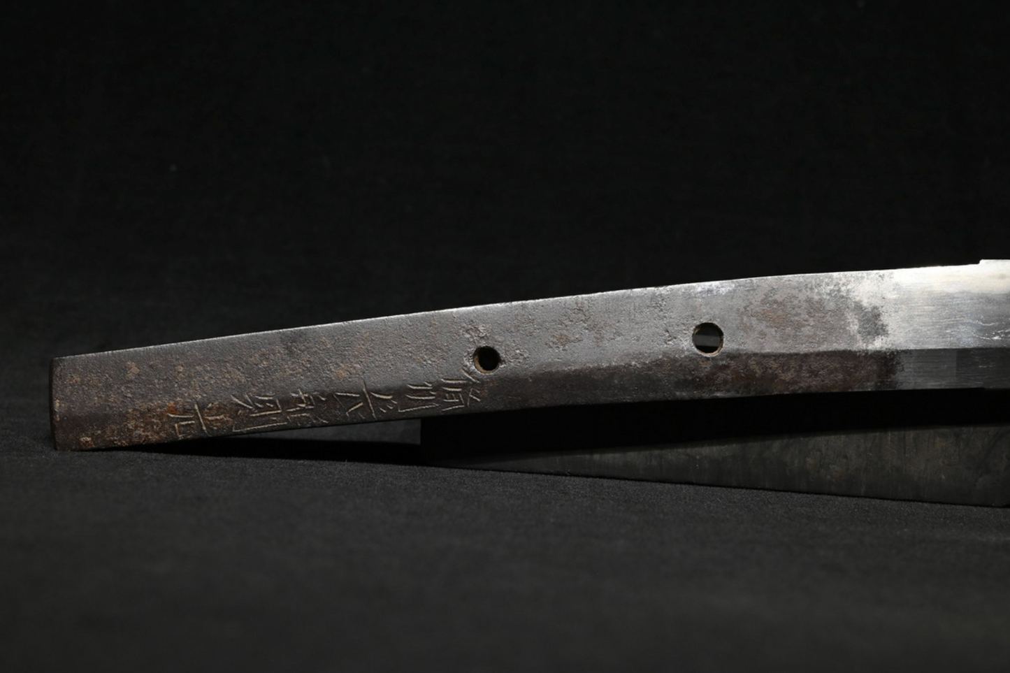 Japanese Sword Antique Katana Shirasaya "Bishū Osafune Norimitsu" 25.78 in11