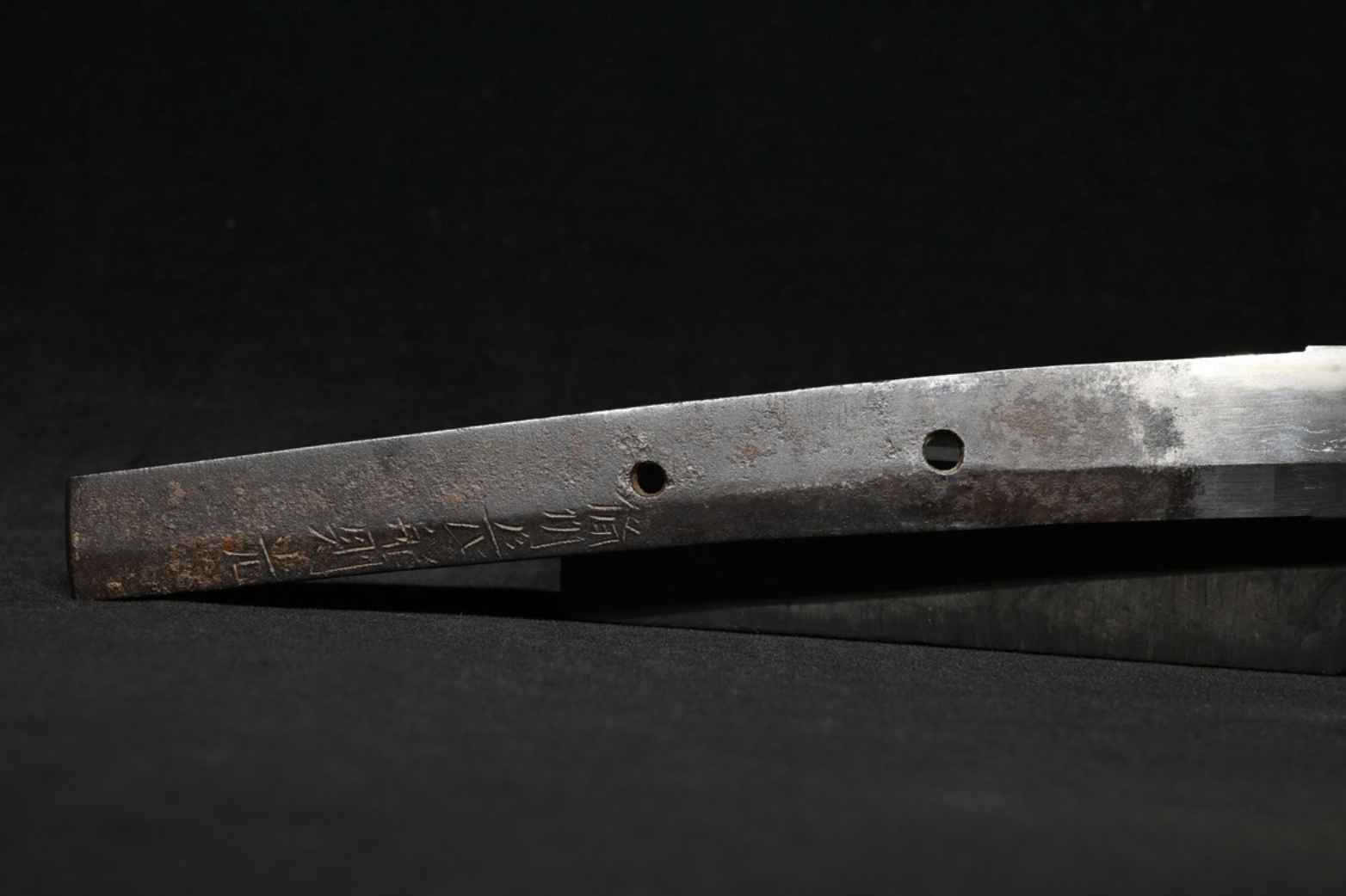 Japanese Sword Antique Katana Shirasaya "Bishū Osafune Norimitsu" 25.78 in11
