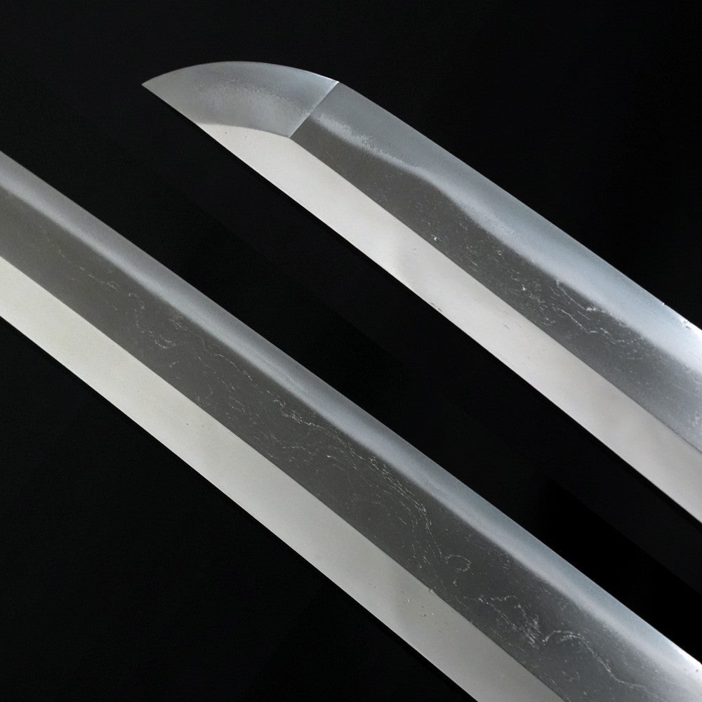 Japanese Sword Wakizashi "Geishūjū Fujiwara Fuyuhiro" Shirasaya 21.14 in NBTHK5
