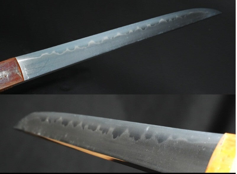 Japanese Katana "Sukeharu" Edo Period 9.21 in Shirasaya Tanto Antique5