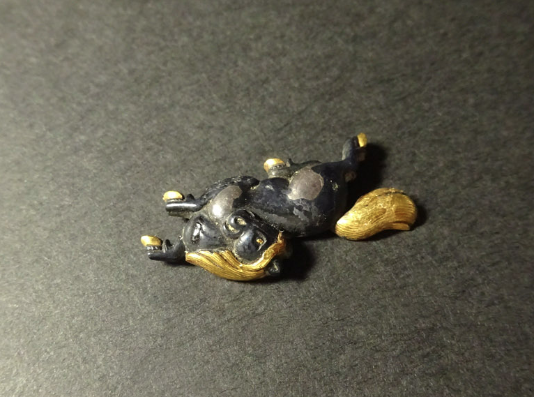 Menuki Japanese Accessory "Wild Horse" 1.14 in2