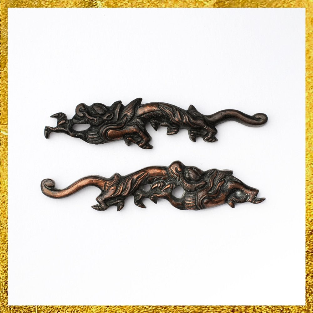Menuki Japanese Accessory "Dragon" 2.51 in0