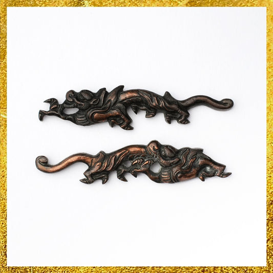 Menuki Japanese Accessory "Dragon" 2.51 in0