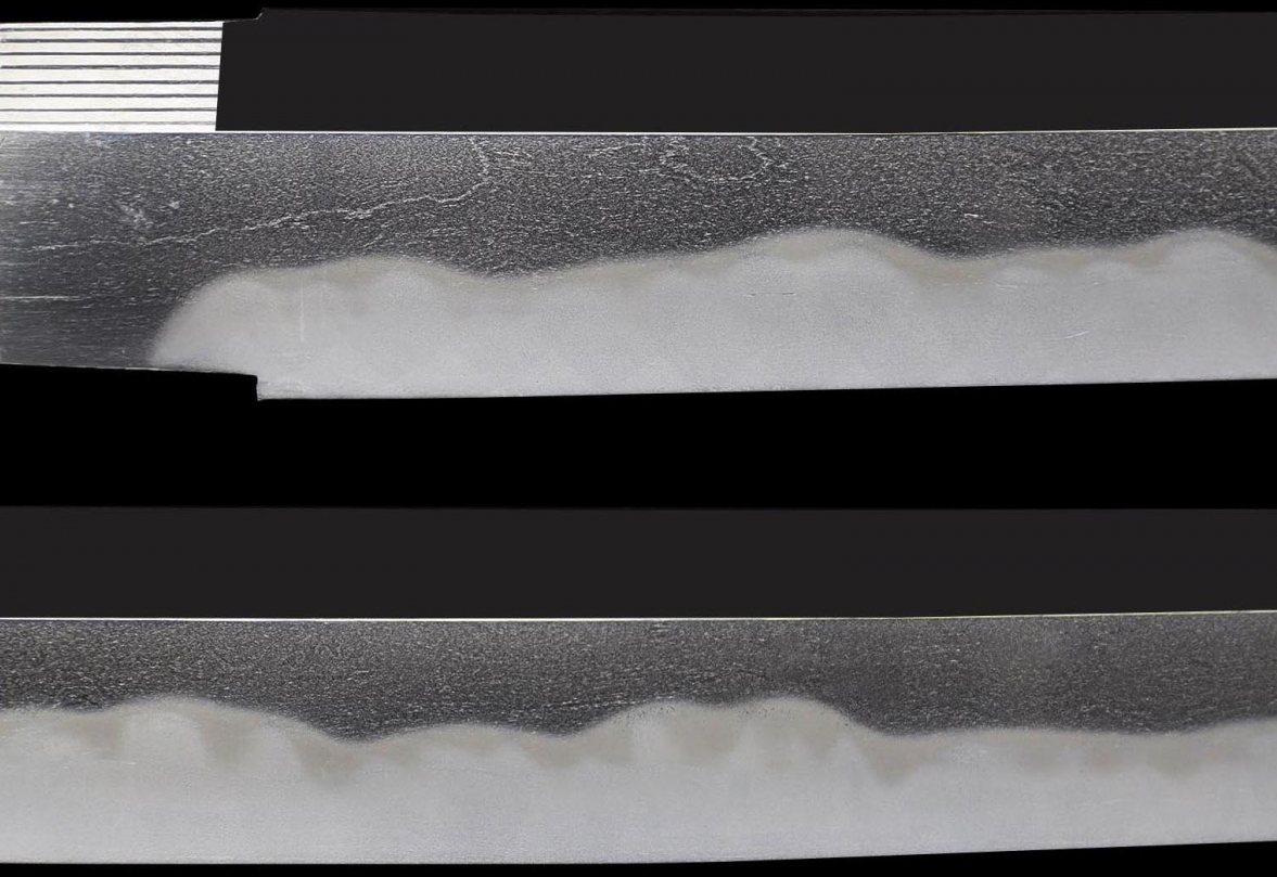 Japanese  Antique  Katana  Fukuokazyu Munehiro Koshirae Shirasaya 29.48 in16