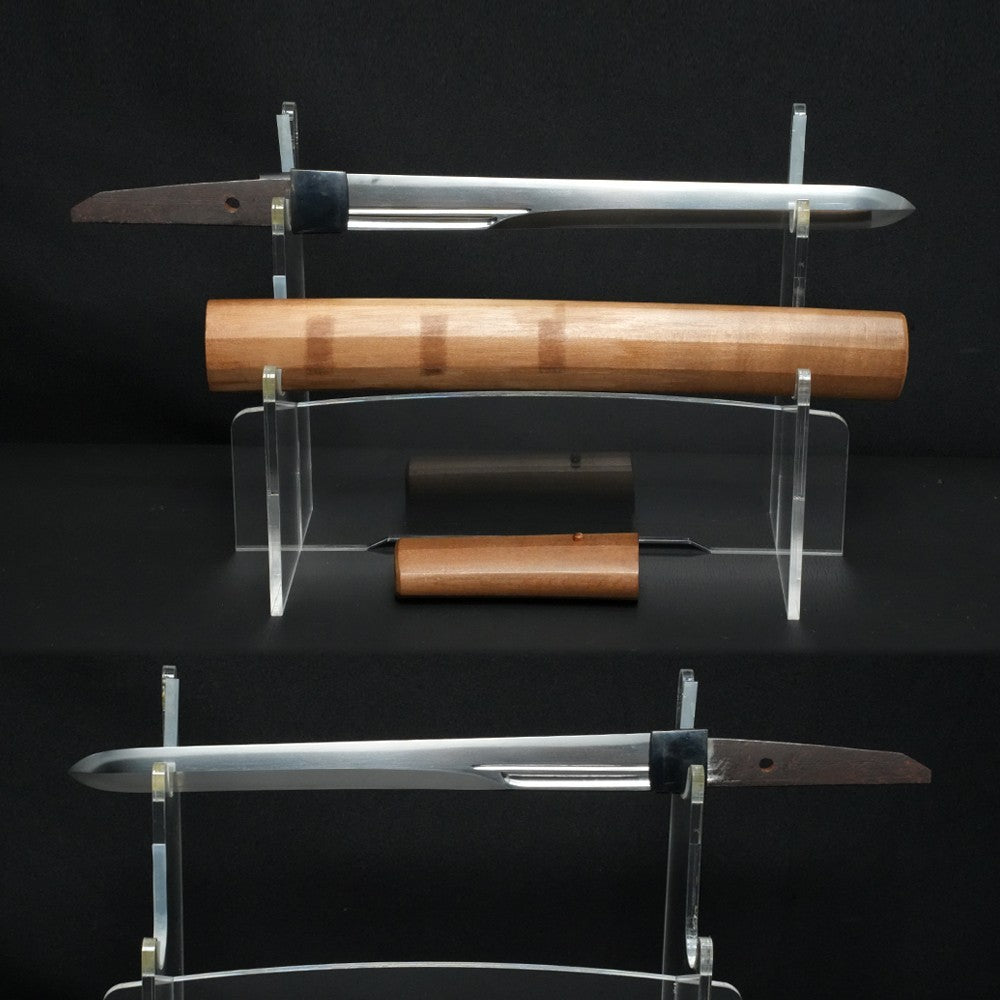 Japanese Sword Tanto Shirasaya Unsigned (Shintō Kashū Kiyomitsu) 9.92 in NBTHK2