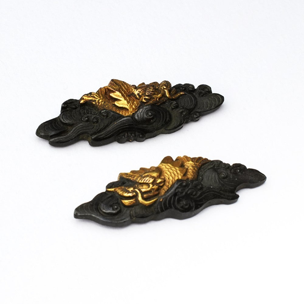 Menuki Japanese Accessory "Dragon" 1.53 in2
