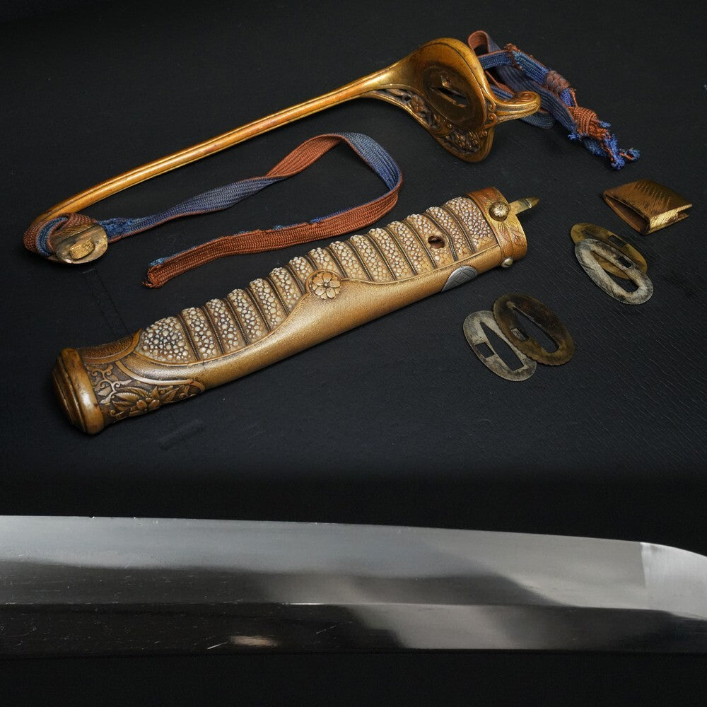 Japanese Saber-Style Koshirae Antique Unsigned 25.07in from Japan Katana Samurai6