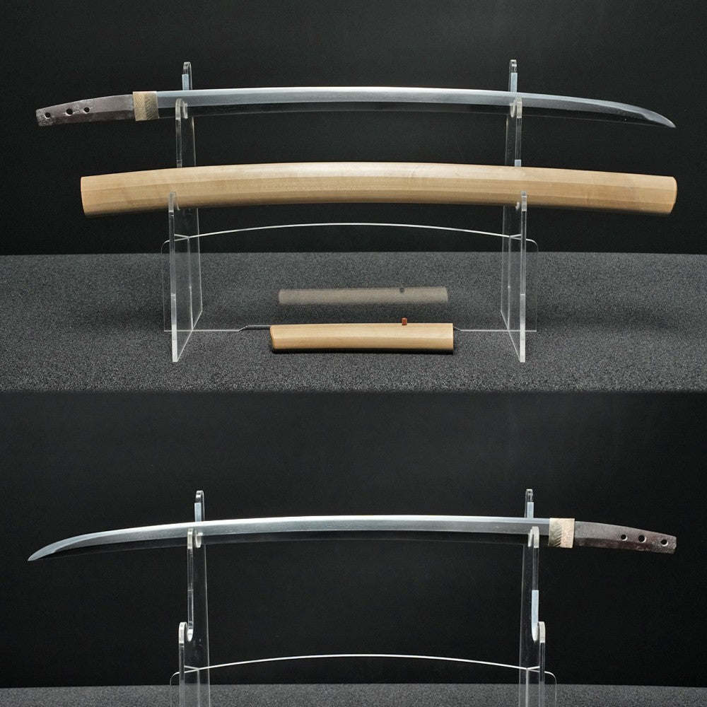 Japanese Samurai Sword Antique Katana wakizashi mumei 21.14in With certificate6