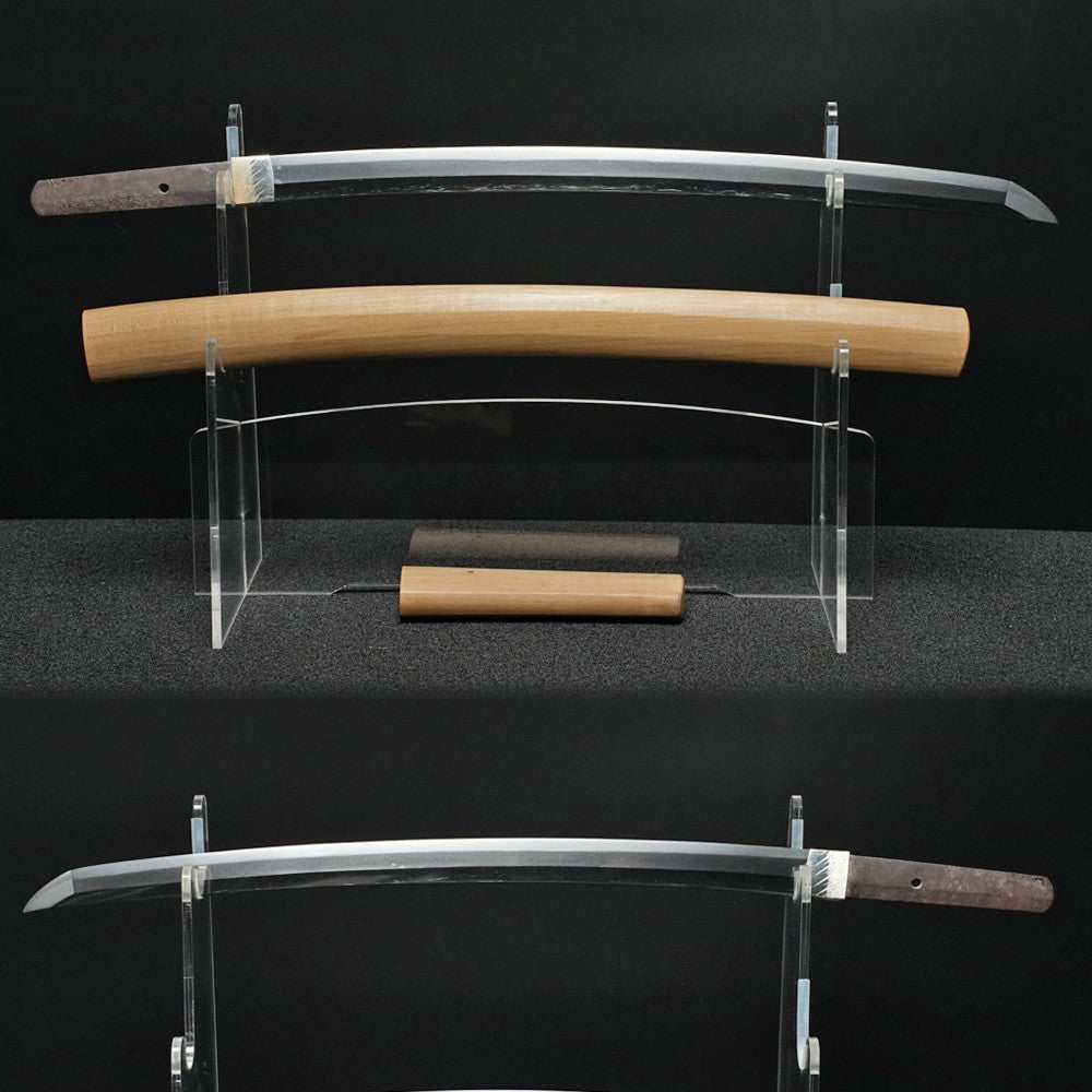 Japanese Samurai Sword Antique Shirasaya "Bishū Osafune-jū Sukesada" 17.67 in1