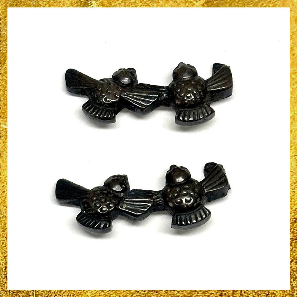 Menuki Japanese Accessory "Sparrow" 0.83 in0