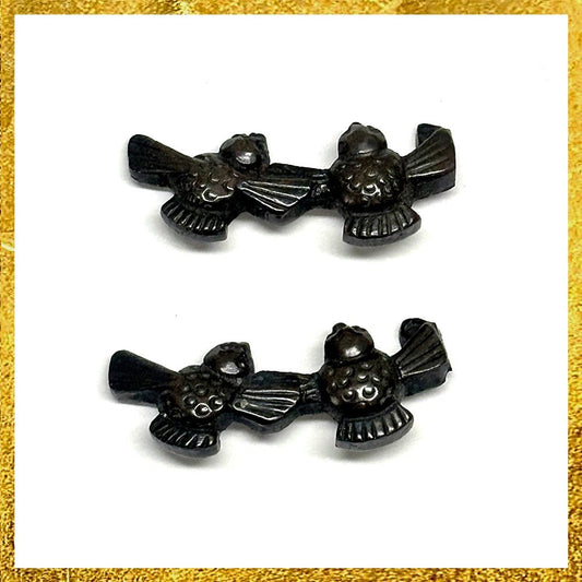 Menuki Japanese Accessory "Sparrow" 0.83 in0