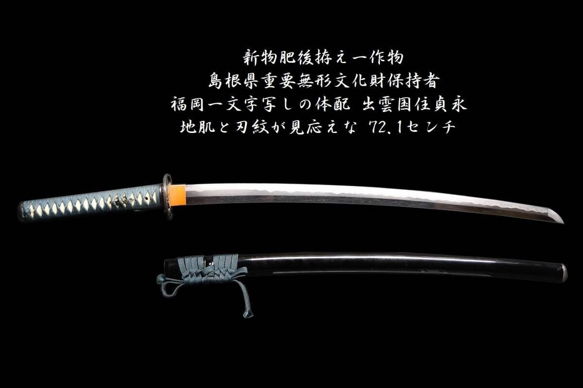 Japanese Sword Katana Koshirae Unshū-jū Sadayoshi 28.11 in0