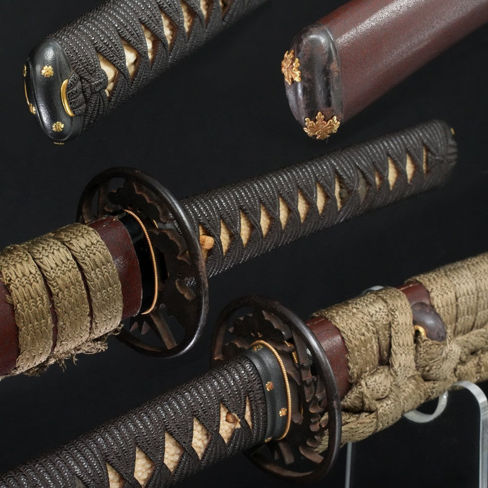 Japanese Sword Wakizashi Koshirae Tadamitsu (Osafune)  21.37 in NBTHK From JPN9