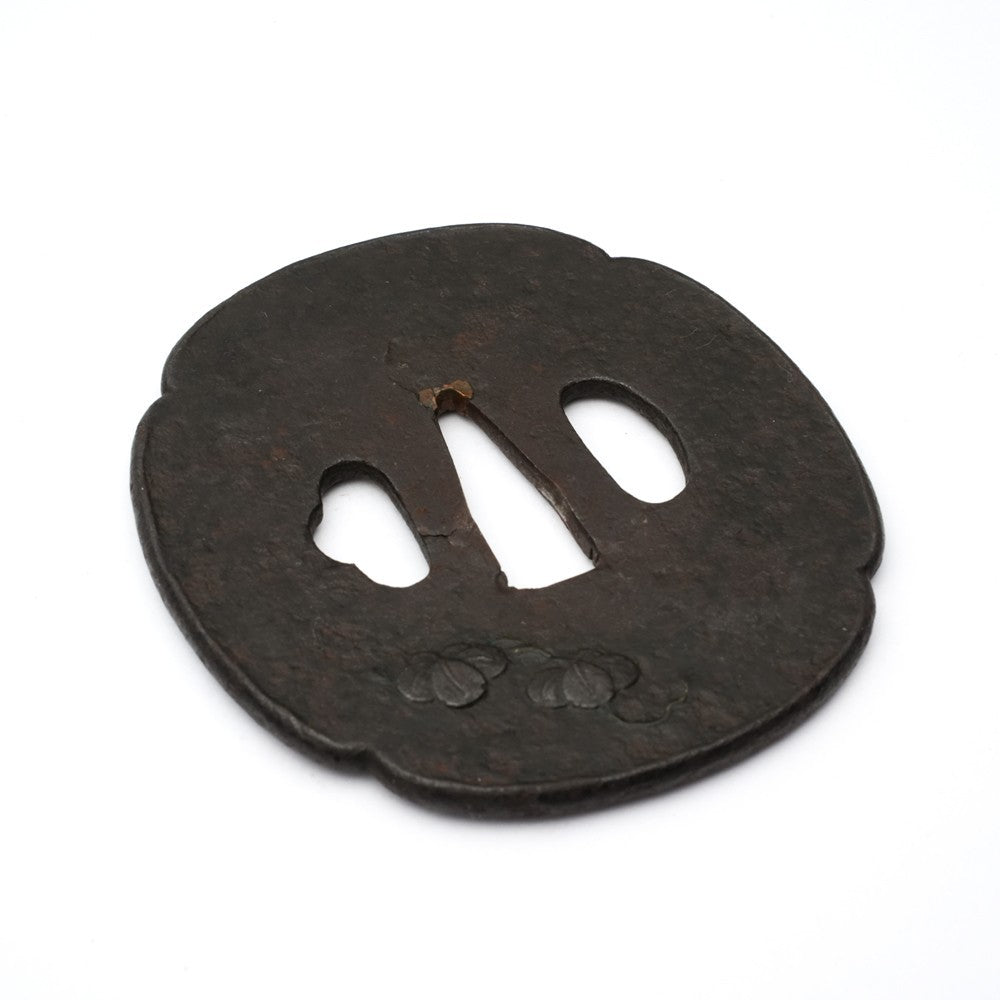 Tsuba Japanese Sword Accessory mantis 3.36 in From Japan2