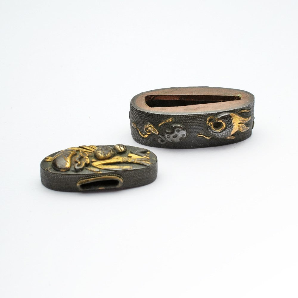 Futigashira Japanese Accessory ”A bountiful harvest full of treasures” 1.50 in3