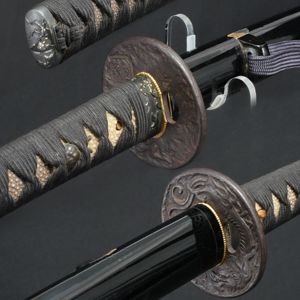 Japanese Sword Wakizashi Koshirae Bitchū no kuni Mizuta-jū Kunishige 21.33 in9