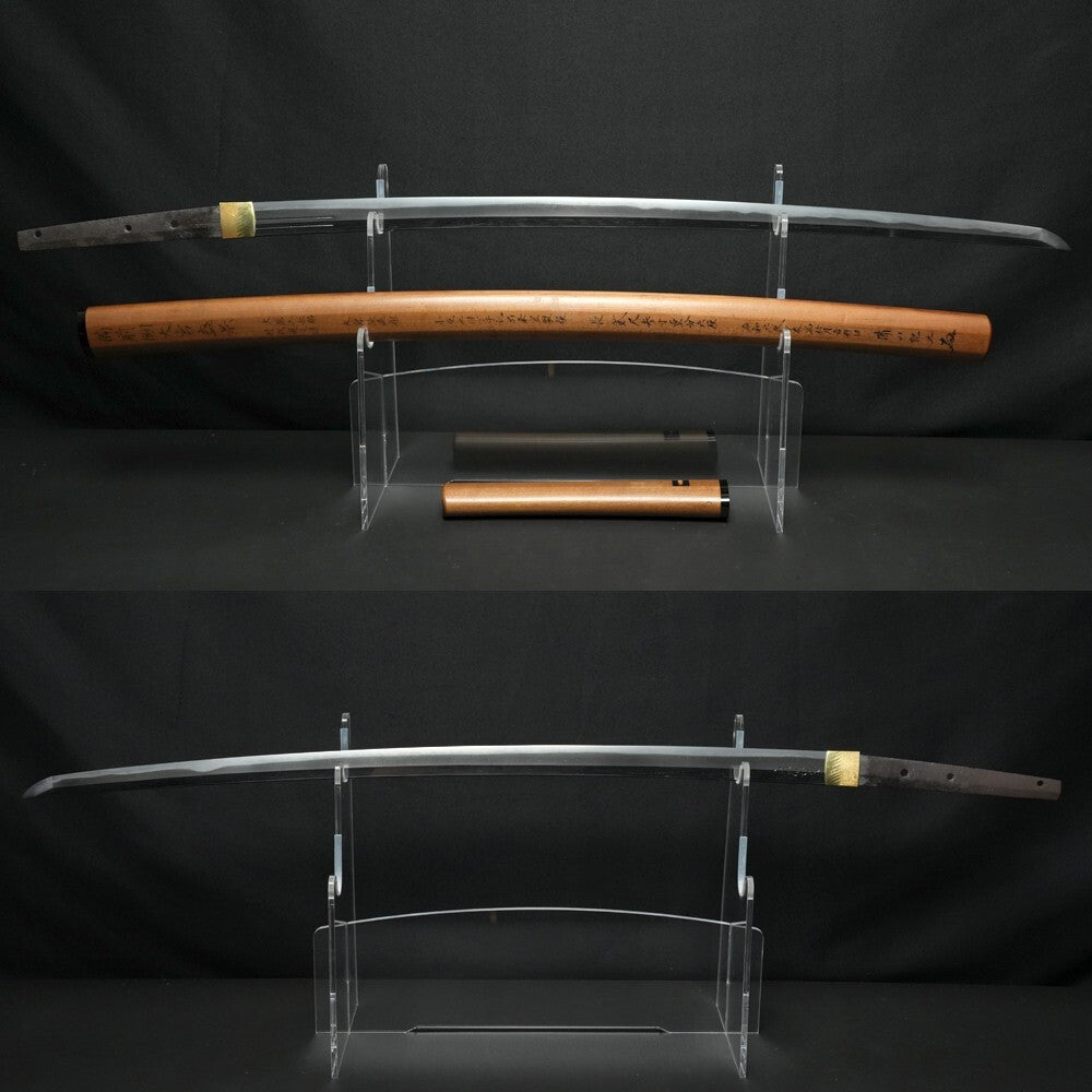 Japanese Sword Antique Unsigned (Omiya Morikage) Katana Shirasaya 27.63 in0