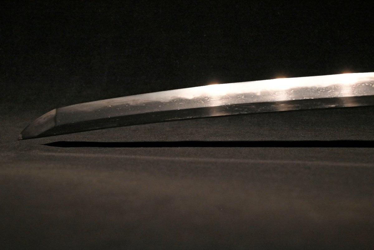 Japanese Sword Antique Katana Shirasaya "Bishū Osafune Norimitsu" 25.78 in7