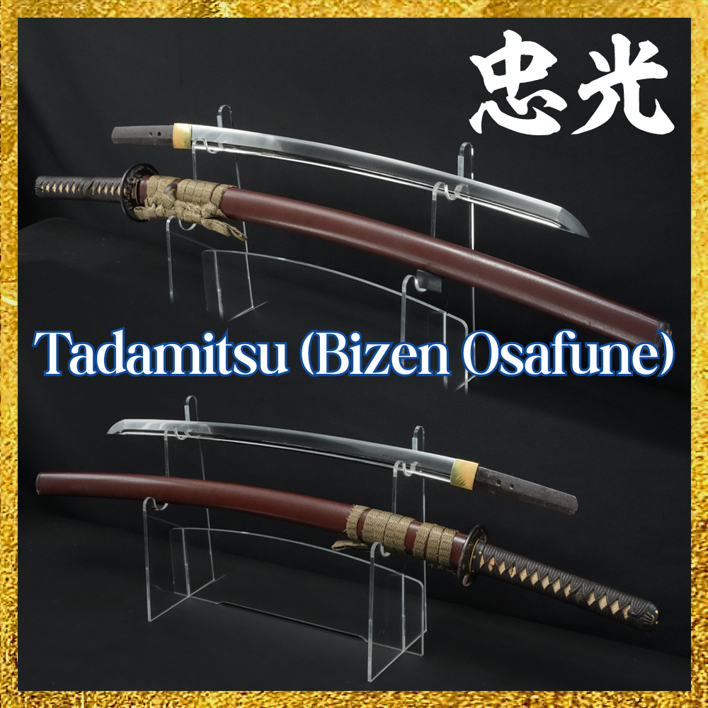 NBTHK Japanese Sword "Tadamitsu (Osafune) " Wakizashi Koshirae 21.37 in From JPN0