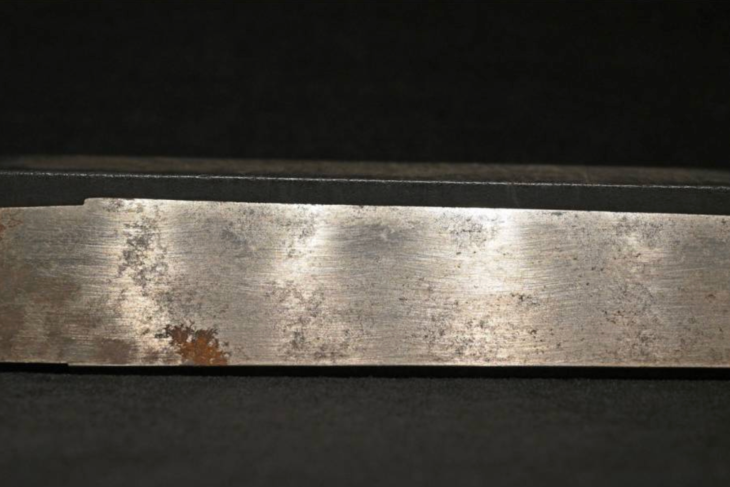 Japanese Sword  Antique Tanto Unsigned "Zaimei Unryū-zu Tsuba" 10.86 in17