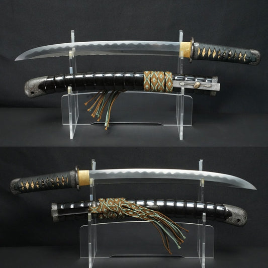 Japanese Sword Antique Wakizashi Koshirae Mumei Unsigned 13.62 in From Japan0