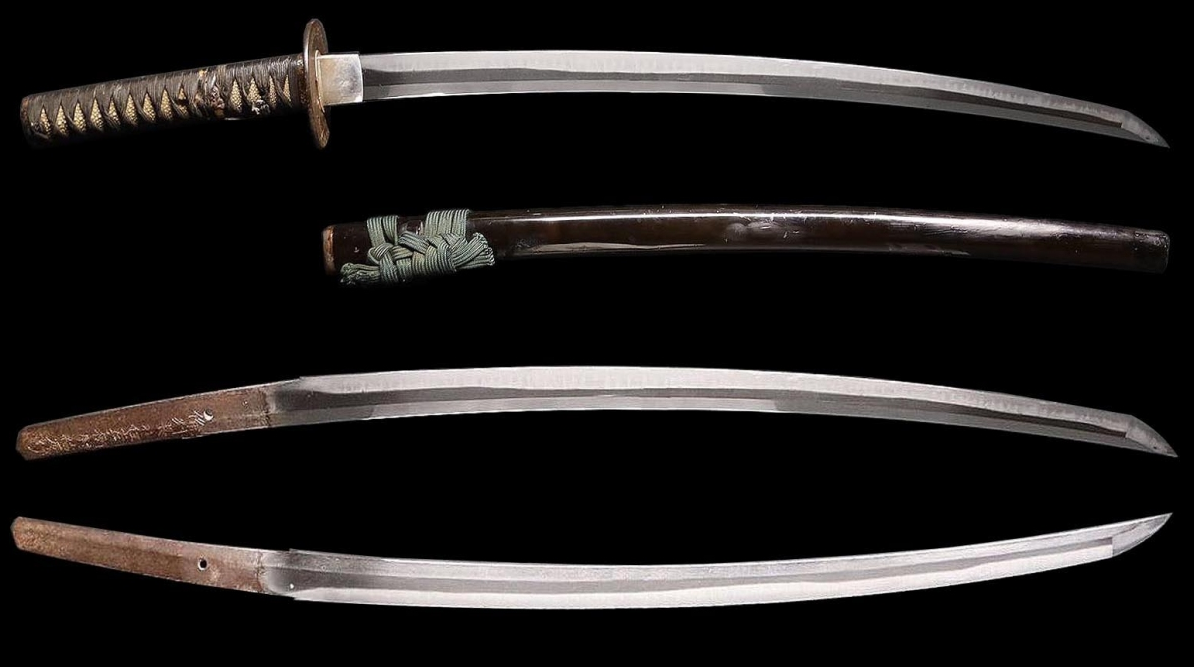 Japanese Sword Katana Bizenkoku Osafune Shichibei nojo Sukesada 28.81in Koshirae1