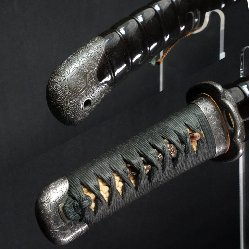 Japanese Sword Antique Wakizashi Koshirae Mumei Unsigned 13.62 in From Japan8