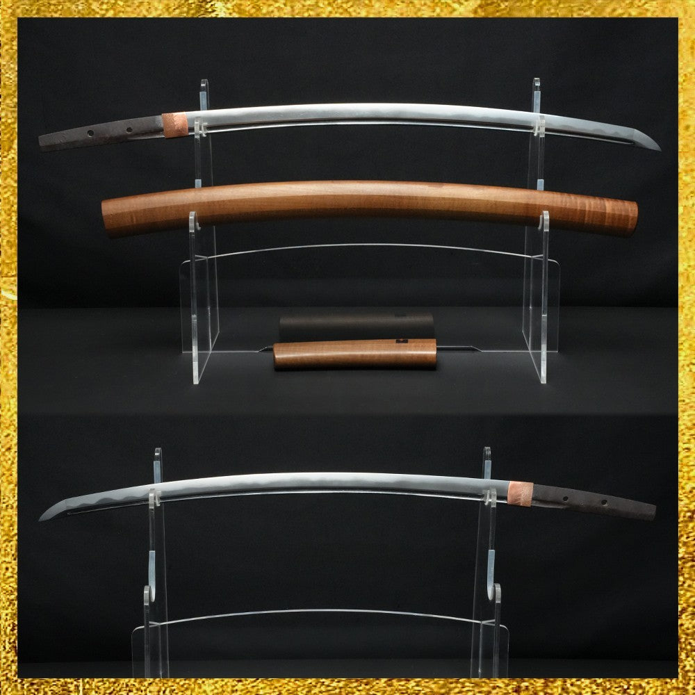 Japanese Sword Antique Wakizashi Sirasaya Mumei Unsigned 19.29 in0