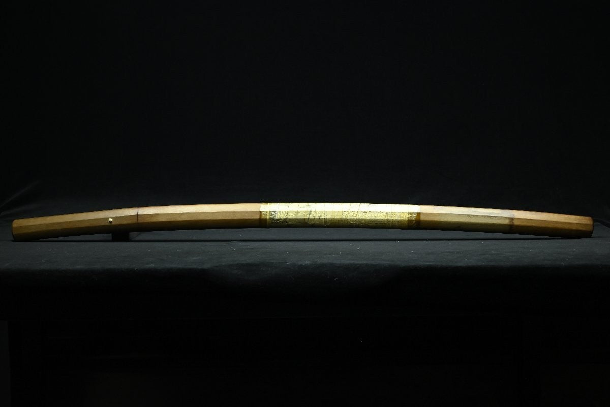 Japanese Katana Sword Shirasaya "heianjo okishiba minamoto nobushige" 29.21 in12