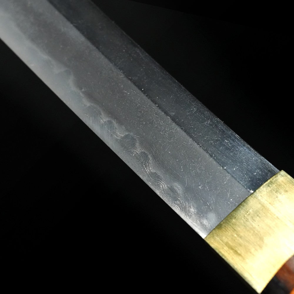 Japanese Antique Samurai Sword Unsigned "Den Kashu Kagemitsu" Koshirae 26.69 in3